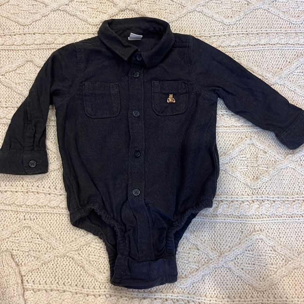 Baby Gap poplin bodysuit size 12-18 months